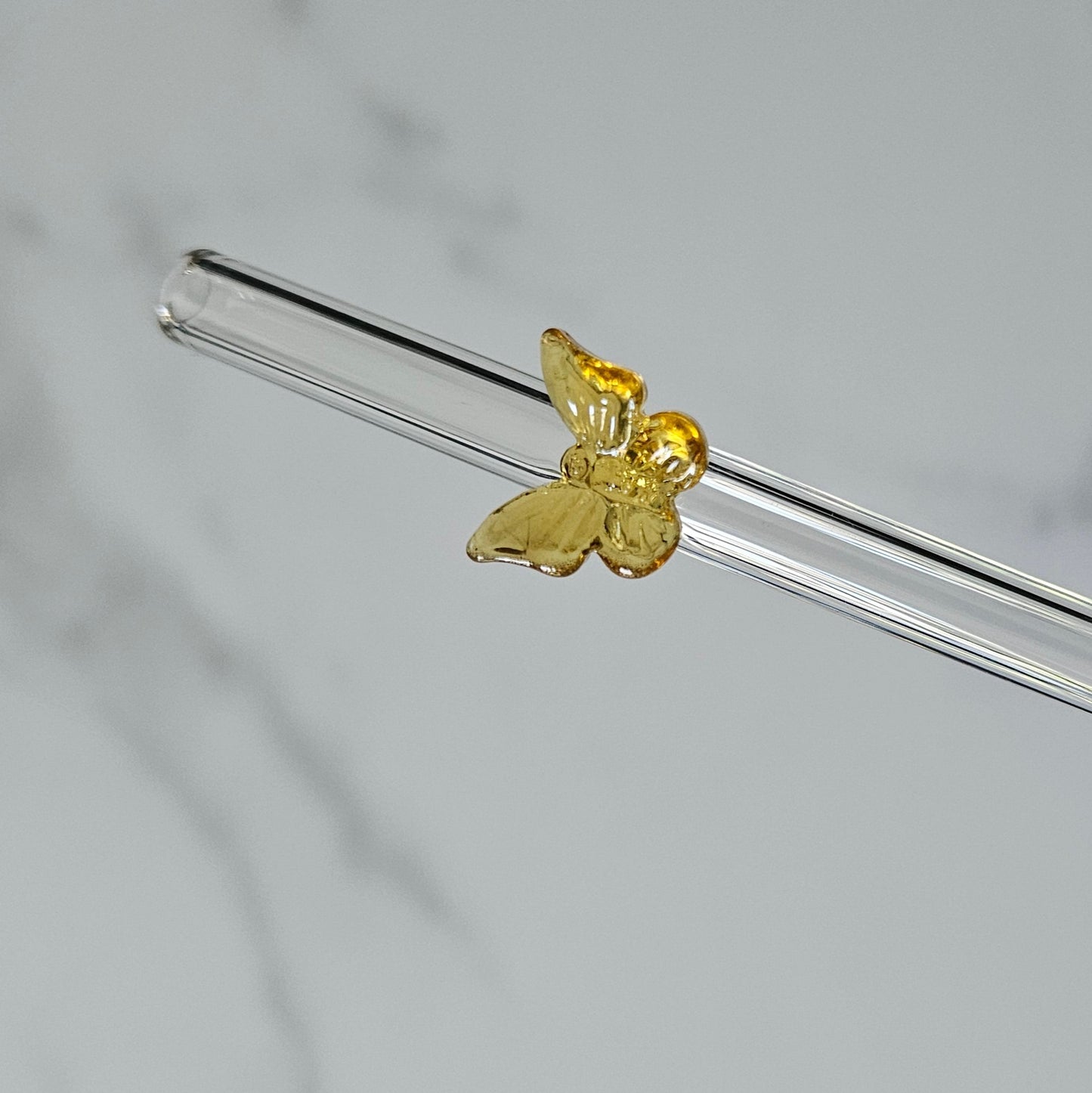 Glass Straw Butterflies (Bent)