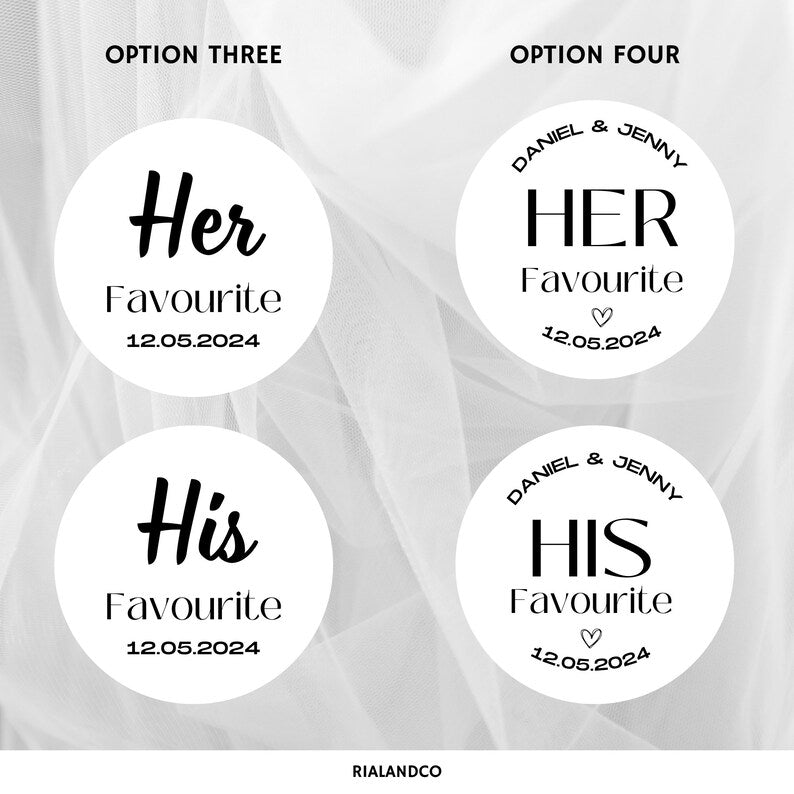 His & Her Favourites