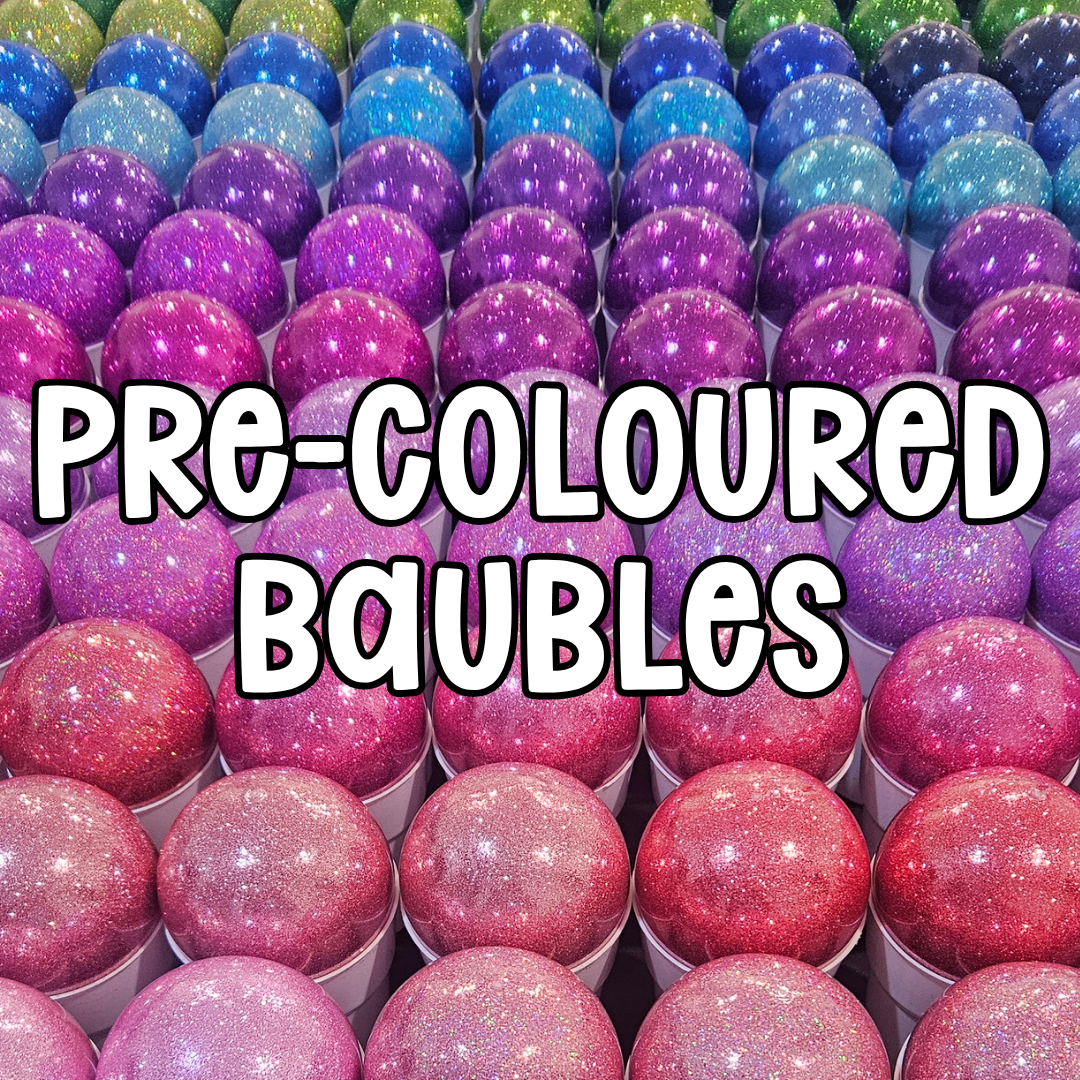 Glitter Bauble Blanks