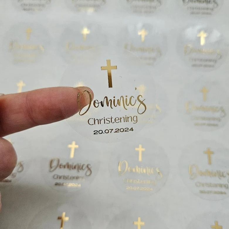 Christening Labels